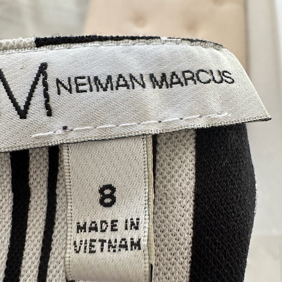 Neiman Marcus Black and Gray Striped Jumpsuit - Picture 5 of 8